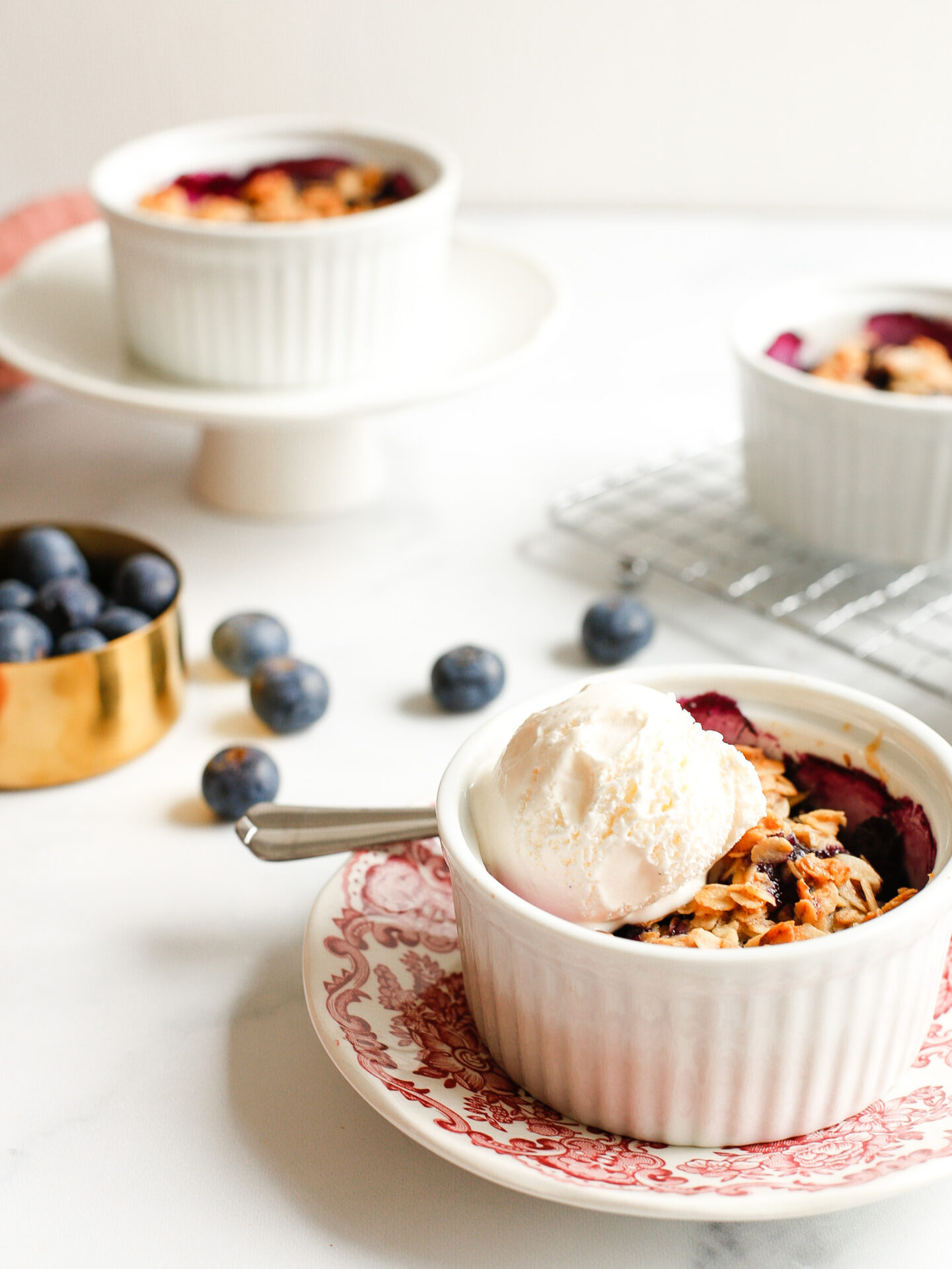 bláberja eftirréttur