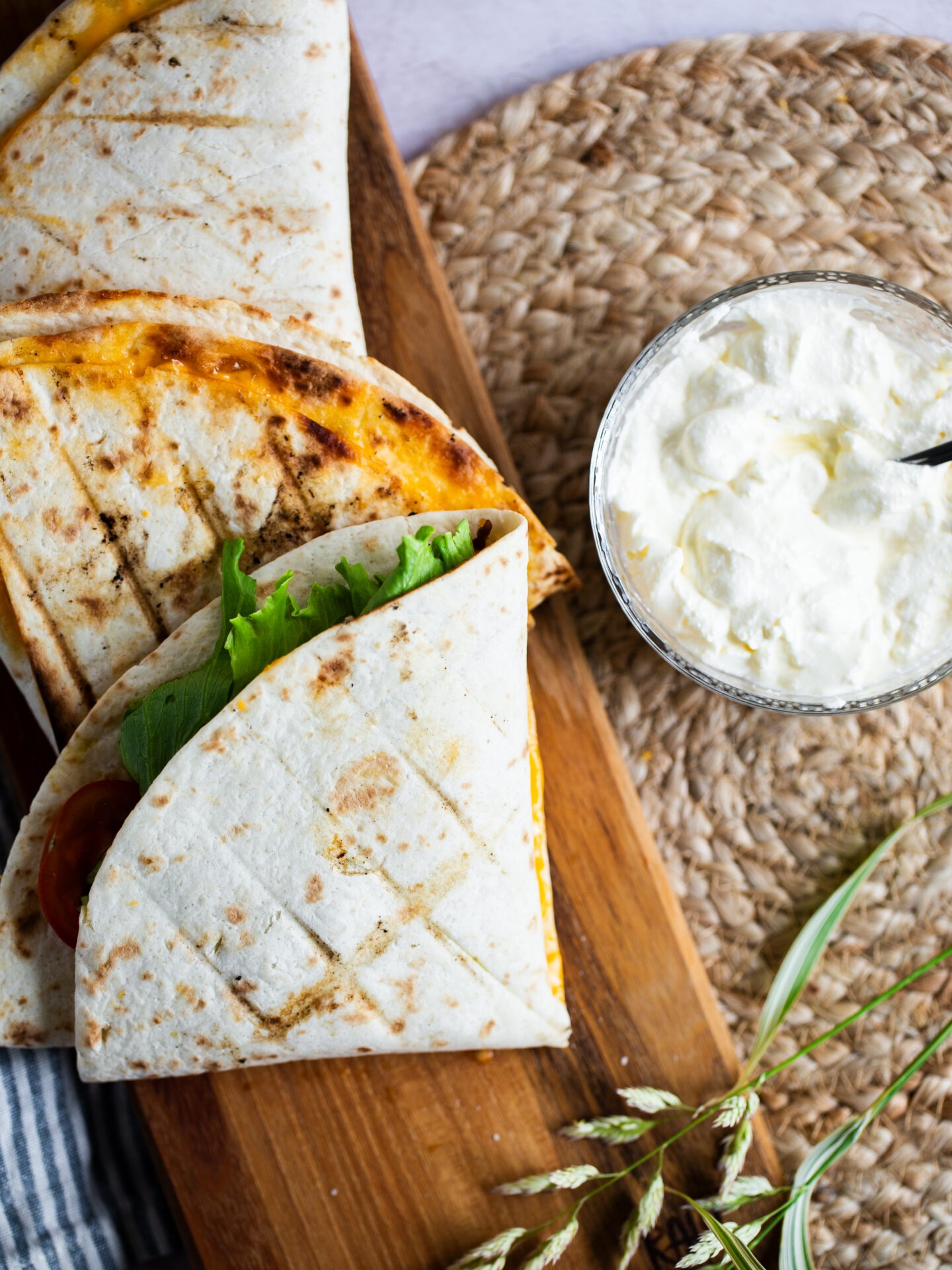 grillaðar tortillur