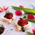 Vatnsdeigsbolla með eplum og kanil